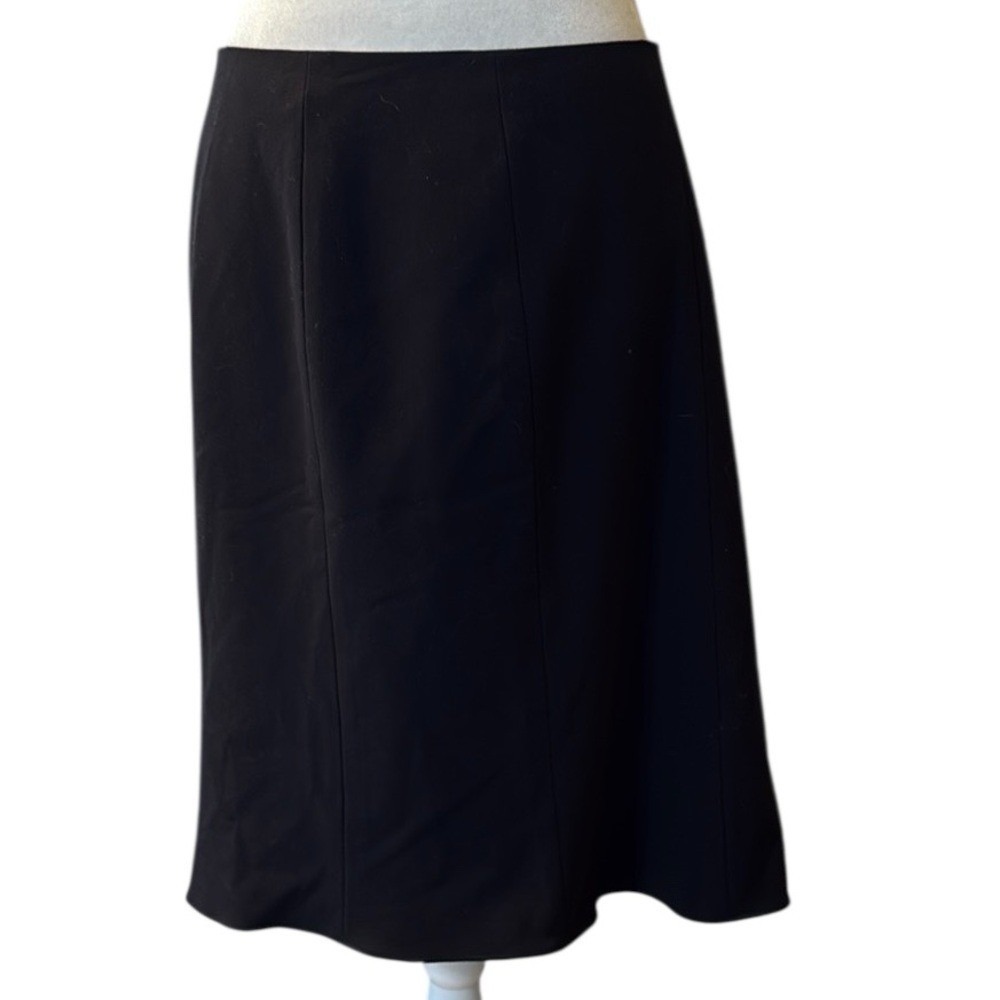 Josephine‎ Chaus Skirt Womens Size 10 Black Midi Swing